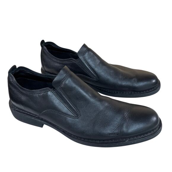 Cole Haan x Nike Air Black Leather Slip-On Oxfords Men display picture 3